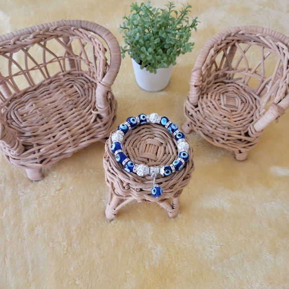 Turkish lucky evil eye for protection and blessing women bracelet - Picture 3 of 3